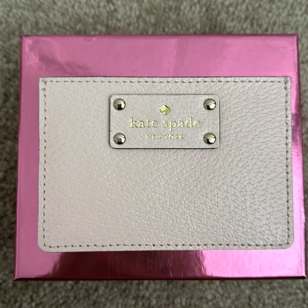 Kate Spade Brand New Pink Card Holder Wallet